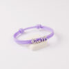 Bracelet "42km195" - Couleur Lilas