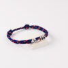 Bracelet "42km195" - Couleur Marine Bicolore