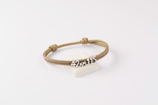 Bracelet "42km195" - Couleur Taupe