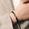 Bracelet "42km195" - Noir