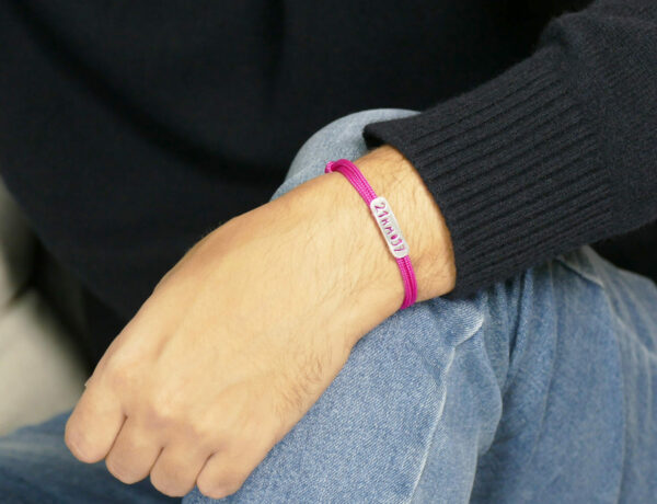 Bracelet "21km097" - Fushia