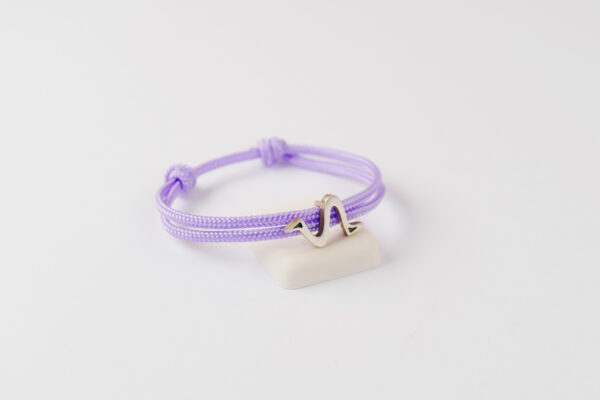 Bracelet "La Belle Foulée" - Couleur Lilas