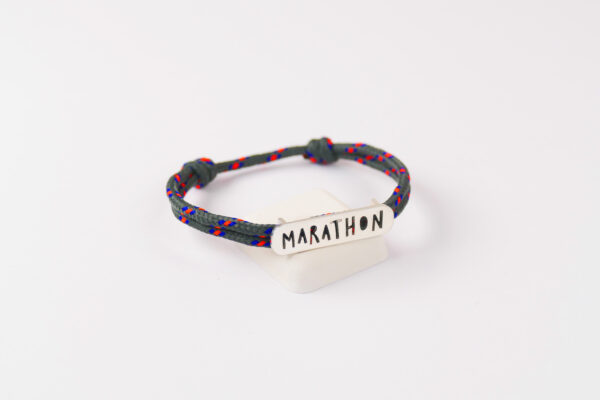 Bracelet "Marathon" - Couleur Gris Bicolore