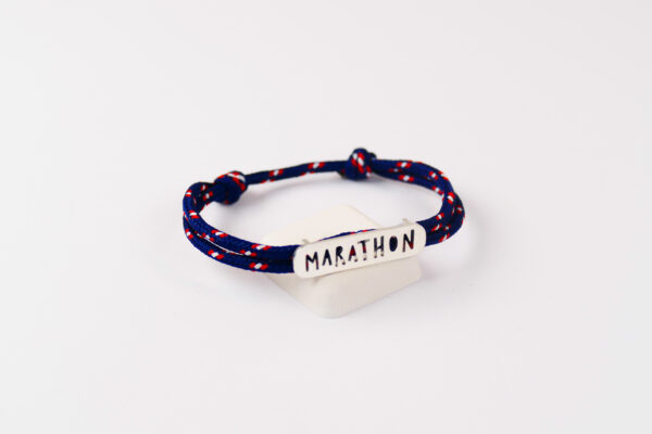 Bracelet "Marathon" - Couleur Marine Bicolore