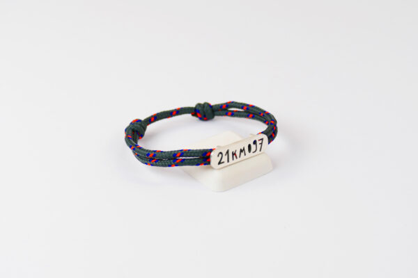 Bracelet "21km097" - Couleur Gris Bicolore