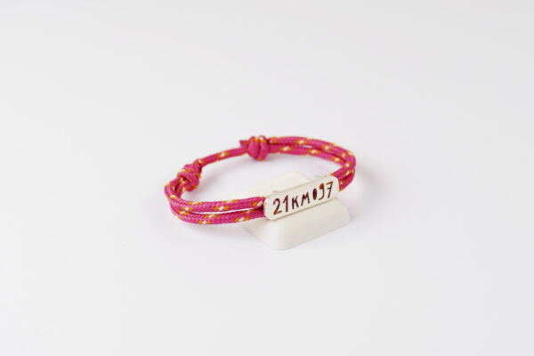 Bracelet "21km097" - Couleur Rose Bicolore