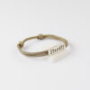 Bracelet "21km097" - Couleur Taupe